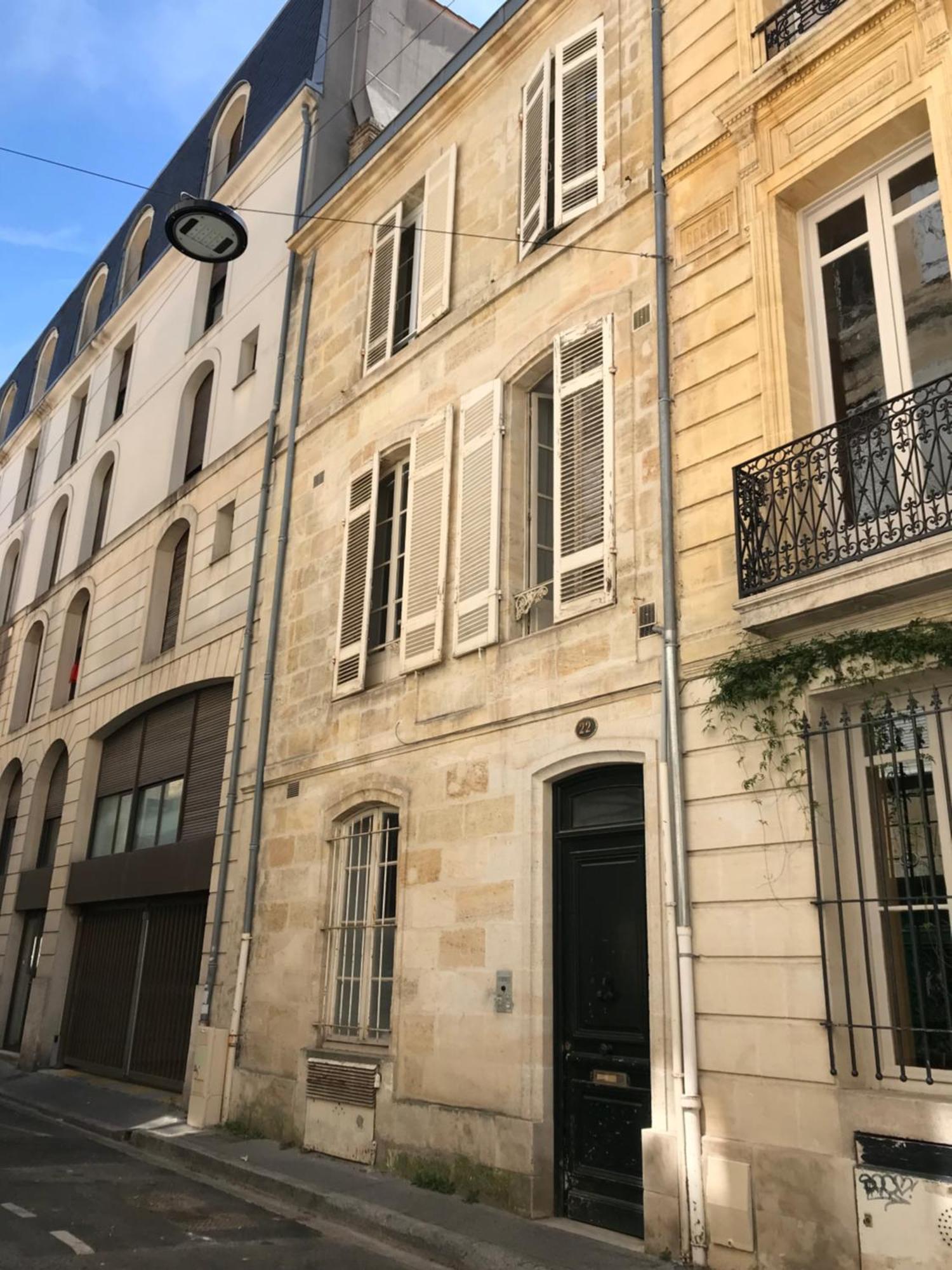 Studio De 30 M2 Dans Le Triangle D'Or De Bordeaux Exteriér fotografie